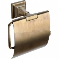 Держатель туалетной бумаги COLOMBO DESIGN PORTOFINO B3291.BR с крышкой Держатель туалетной бумаги COLOMBO DESIGN PORTOFINO B3291.BR с крышкой