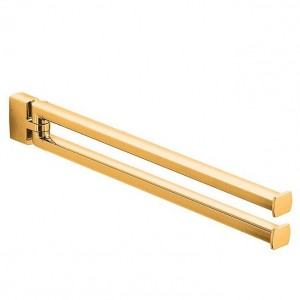 Полотенцедержатель COLOMBO DESIGN LULU B6212.GOLD двойной Полотенцедержатель COLOMBO DESIGN LULU B6212.GOLD двойной