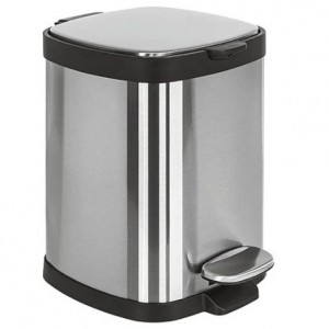 Ведро COLOMBO DESIGN COMPLEMENTI B9213 напольное с крышкой и педалью 5 л. Ведро COLOMBO DESIGN COMPLEMENTI B9213 напольное с крышкой и педалью 5 л.