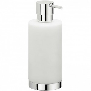 Дозатор COLOMBO DESIGN NORDIC B9324.CBO настольный, хром-белая керамика