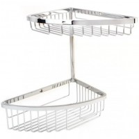 Полочка корзинка COLOMBO DESIGN ANGOLARI B9609 угловая двойная Полочка корзинка COLOMBO DESIGN ANGOLARI B9609 угловая двойная