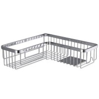 Полочка корзинка COLOMBO DESIGN ANGOLARI B9614 угловая одинарная с металлической полочкой