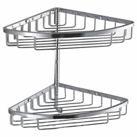 Полочка корзинка COLOMBO DESIGN ANGOLARI B9617 угловая двойная с крючком