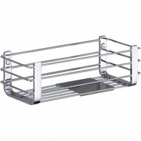 Полочка корзинка COLOMBO DESIGN ANGOLARI B9632 одинарная с металлической полочкой Полочка корзинка COLOMBO DESIGN ANGOLARI B9632 одинарная с металлической полочкой