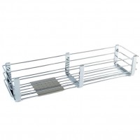 Полочка корзинка COLOMBO DESIGN ANGOLARI B9633 одинарная с металлической полочкой Полочка корзинка COLOMBO DESIGN ANGOLARI B9633 одинарная с металлической полочкой