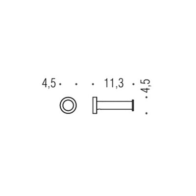 Крючок COLOMBO DESIGN PLUS W4992.NM одинарный