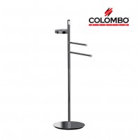 Стойка COLOMBO DESIGN PLANETS B9814 напольная с полотенцедержателем с мыльницей Стойка COLOMBO DESIGN PLANETS B9814 напольная с полотенцедержателем с мыльницей