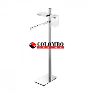 Стойка COLOMBO DESIGN UNITS B9110 напольная с полотенцедержателем и с дозатором Стойка COLOMBO DESIGN UNITS B9110 напольная с полотенцедержателем и с дозатором
