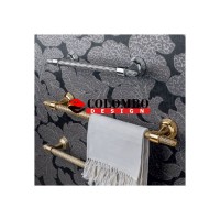 Полотенцедержатель COLOMBO DESIGN HERMITAGE B3309.GOLD широкий Полотенцедержатель COLOMBO DESIGN HERMITAGE B3309.GOLD широкий