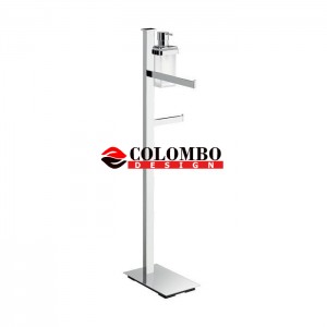 Стойка COLOMBO DESIGN UNITS B9119D напольная с полотенцедержателем с дозатором с держателем туалетной бумаги Стойка COLOMBO DESIGN UNITS B9119D напольная с полотенцедержателем с дозатором с держателем туалетной бумаги