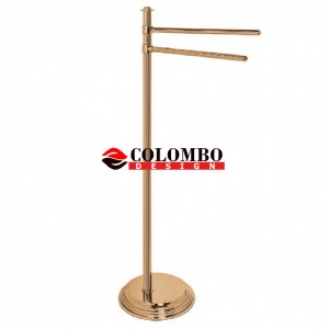Стойка COLOMBO DESIGN HERMITAGE B3338.OA с полотенцедержателем двойным