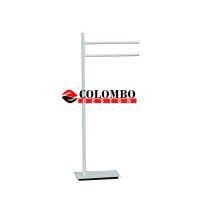 Стойка COLOMBO DESIGN SQUARE B9901.BM напольная с полотенцедержателем Стойка COLOMBO DESIGN SQUARE B9901.BM напольная с полотенцедержателем