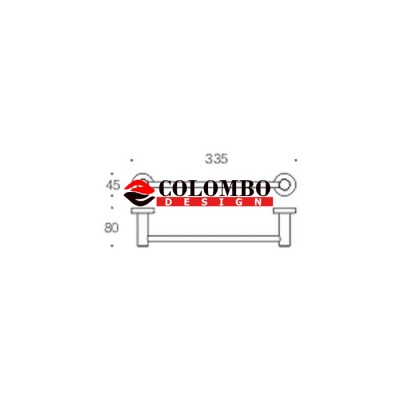 Полотенцедержатель COLOMBO DESIGN PLUS W4909.GM широкий