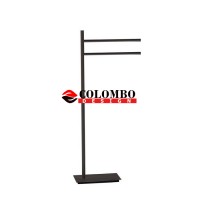 Стойка COLOMBO DESIGN SQUARE B9901.NM напольная с полотенцедержателем Стойка COLOMBO DESIGN SQUARE B9901.NM напольная с полотенцедержателем