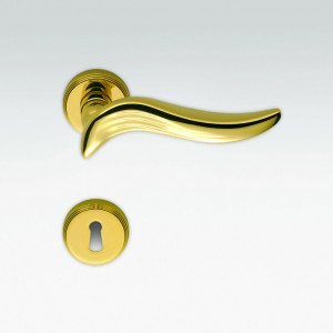 Дверная ручка Colombo PIUMA AR11R золото Дверная ручка Colombo PIUMA AR11R золото