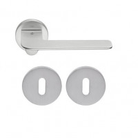 Дверная ручка Colombo SLIM FF11R хром матовый Дверная ручка Colombo SLIM FF11R хром матовый