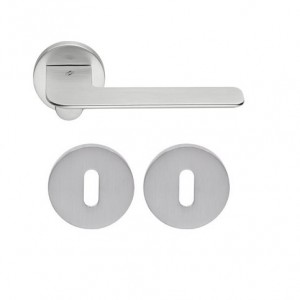 Дверная ручка Colombo SLIM FF11R хром матовый