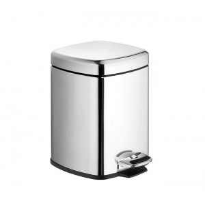Ведро COLOMBO DESIGN COMPLEMENTI B9211 напольное с крышкой и педалью 6 л. Ведро COLOMBO DESIGN COMPLEMENTI B9211 напольное с крышкой и педалью 6 л.
