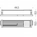 Полочка COLOMBO DESIGN TIME W4276D с бумагодержателем с полотенцедержателем с металлической полочкой
