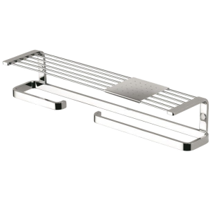 Полочка COLOMBO DESIGN TIME W4276S с бумагодержателем с полотенцедержателем с металлической полочкой