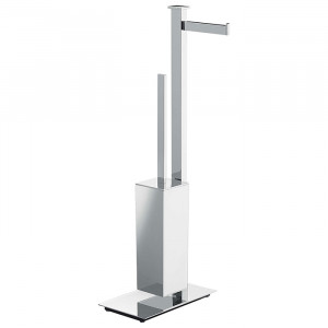 Стойка COLOMBO DESIGN UNITS B9107D напольная с держателем туалетной бумаги и ершиком Стойка COLOMBO DESIGN UNITS B9107D напольная с держателем туалетной бумаги и ершиком