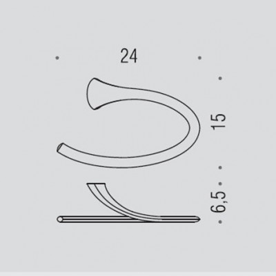 Полотенцедержатель COLOMBO DESIGN LINK B2431 кольцо