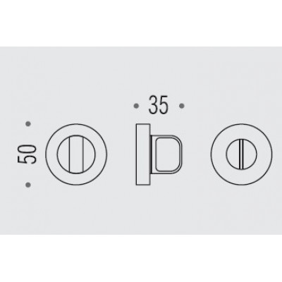 Фиксатор сантехнический Colombo Rosetta CD49 BZGG винтаж матовый Фиксатор сантехнический Colombo Rosetta CD49 BZGG винтаж матовый