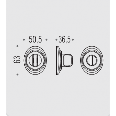 Фиксатор сантехнический Colombo Rosetta DB19 BZG золото
