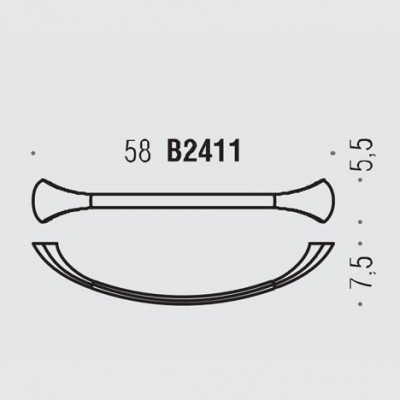 Полотенцедержатель COLOMBO DESIGN LINK B2411 Полотенцедержатель COLOMBO DESIGN LINK B2411