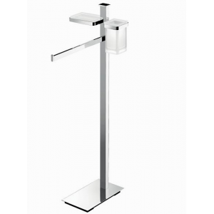 Стойка COLOMBO DESIGN UNITS B9110 напольная с полотенцедержателем и с дозатором Стойка COLOMBO DESIGN UNITS B9110 напольная с полотенцедержателем и с дозатором