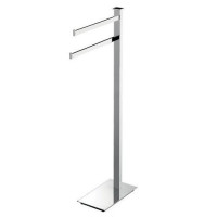 Стойка COLOMBO DESIGN UNITS B9103 напольная с 2 полотенцедержателями Стойка COLOMBO DESIGN UNITS B9103 напольная с 2 полотенцедержателями