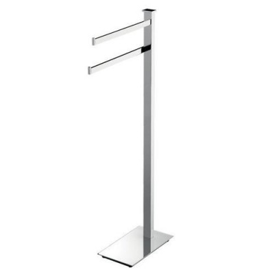 Стойка COLOMBO DESIGN UNITS B9103 напольная с 2 полотенцедержателями