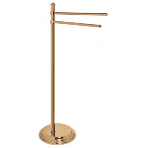 Стойка COLOMBO DESIGN HERMITAGE B3338.OA с полотенцедержателем двойным Стойка COLOMBO DESIGN HERMITAGE B3338.OA с полотенцедержателем двойным