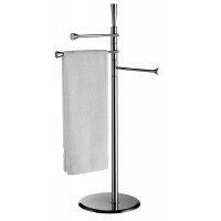 Стойка COLOMBO DESIGN ISOLE B9415N напольная с 3 полотенцедержателями Стойка COLOMBO DESIGN ISOLE B9415N напольная с 3 полотенцедержателями