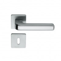 Дверная ручка Colombo TECNO MO11R хром матовый/хром