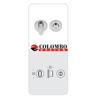 Фиксатор сантехнический Colombo Rosetta SE19 BZG графит Фиксатор сантехнический Colombo Rosetta SE19 BZG графит