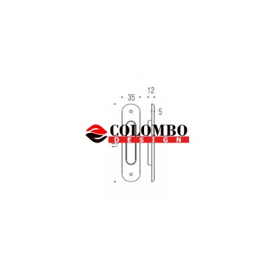 Ручка Colombo CD211 для раздвижной двери золото матовое