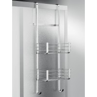 Полочка корзинка COLOMBO DESIGN CAVALLETTI E SEDILI B9634 навесная двойная с крючками